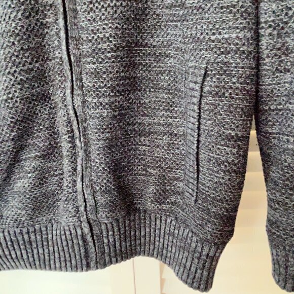 Boston Traders medium navy fleece-lined full-zip bomber jacket - Picture 2 of 9